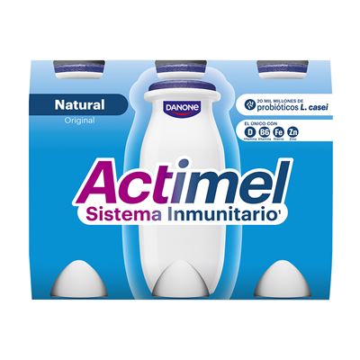 Iogurte Líquido Actimel Natural 6x100g
