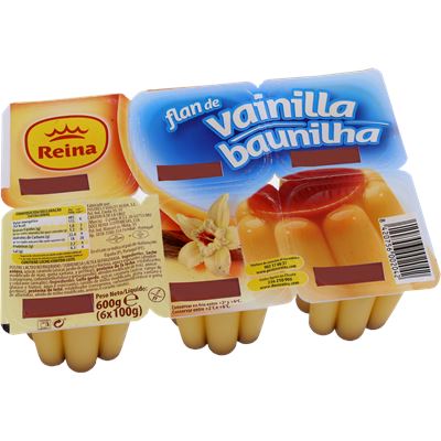 Flan de Baunilha Reina 6x100g