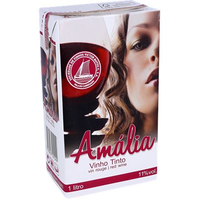 Vinho Tinto Amália Tetra Pak 1L