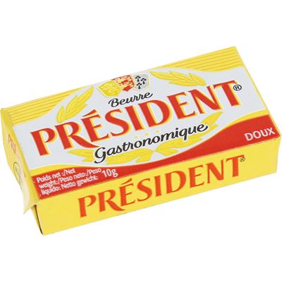 Manteiga sem Sal Président 100x10g
