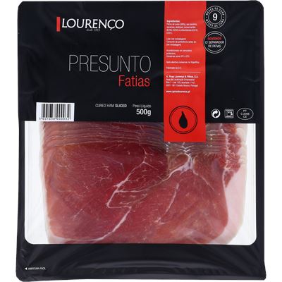 Presunto em Fatias A. Pires Lourenço 500g