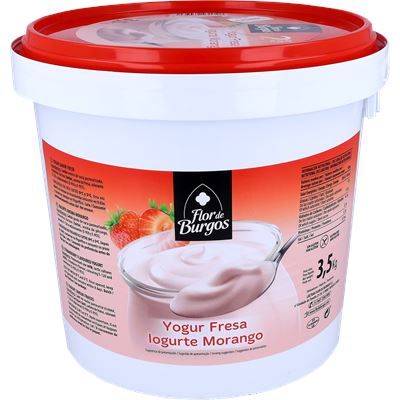 Iogurte Cremoso de Morango Flor Burgos 3,5kg