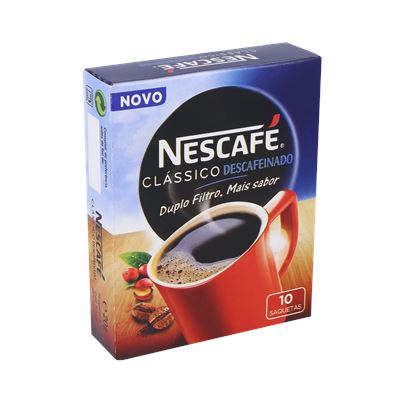Café Solúvel Nescafé Sem Cafeína 10x2g