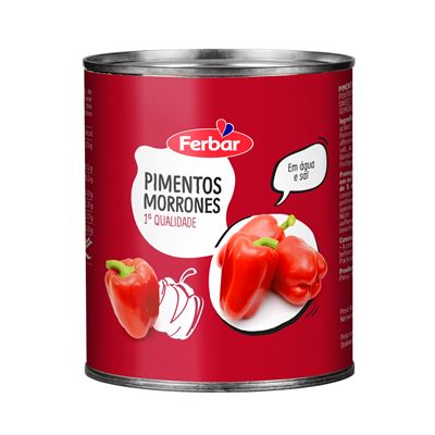 Pimentos Morrones Inteiros Ferbar 760g