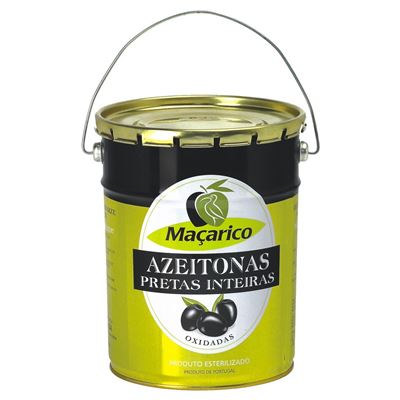 Azeitona Preta Macarico 291/320 Lata 3kg