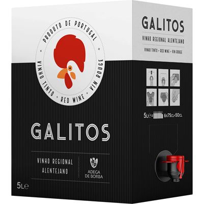 Vinho Tinto Galitos Bag-in-Box 5L