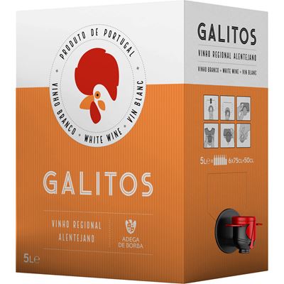 Vinho Branco Galitos Bag in Box 5L