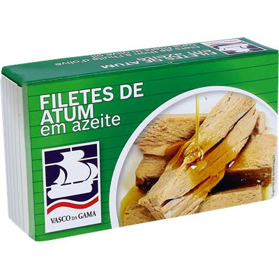 Filetes de Atum em Azeite Vasco da Gama 120g