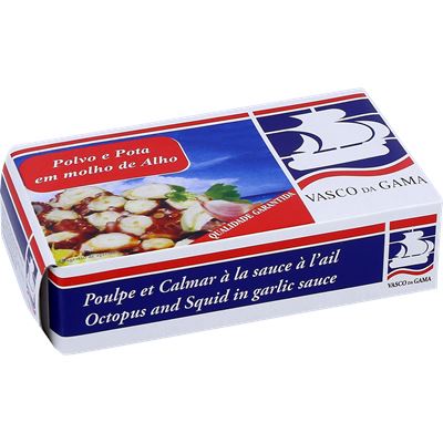 Polvo e Pota com Alho Vasco da Gama 120g