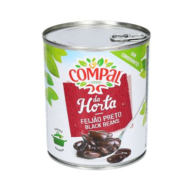 Feijão Preto Compal 845g