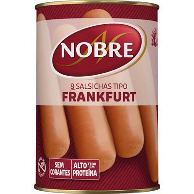 Salsichas Frankfurt Nobre 8 Unidades