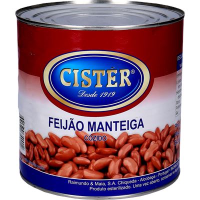 Feijão Manteiga em Conserva Cister 2,5kg