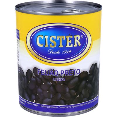 Feijão Preto Cister 820g