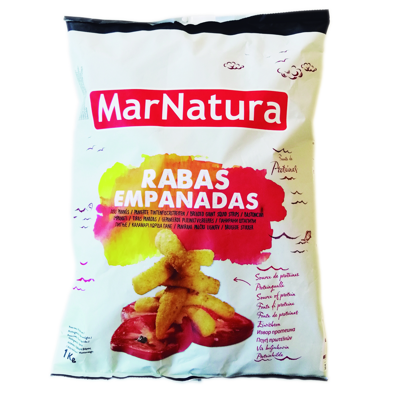 MARNATURA Tiras de Pota Panadas 1kg