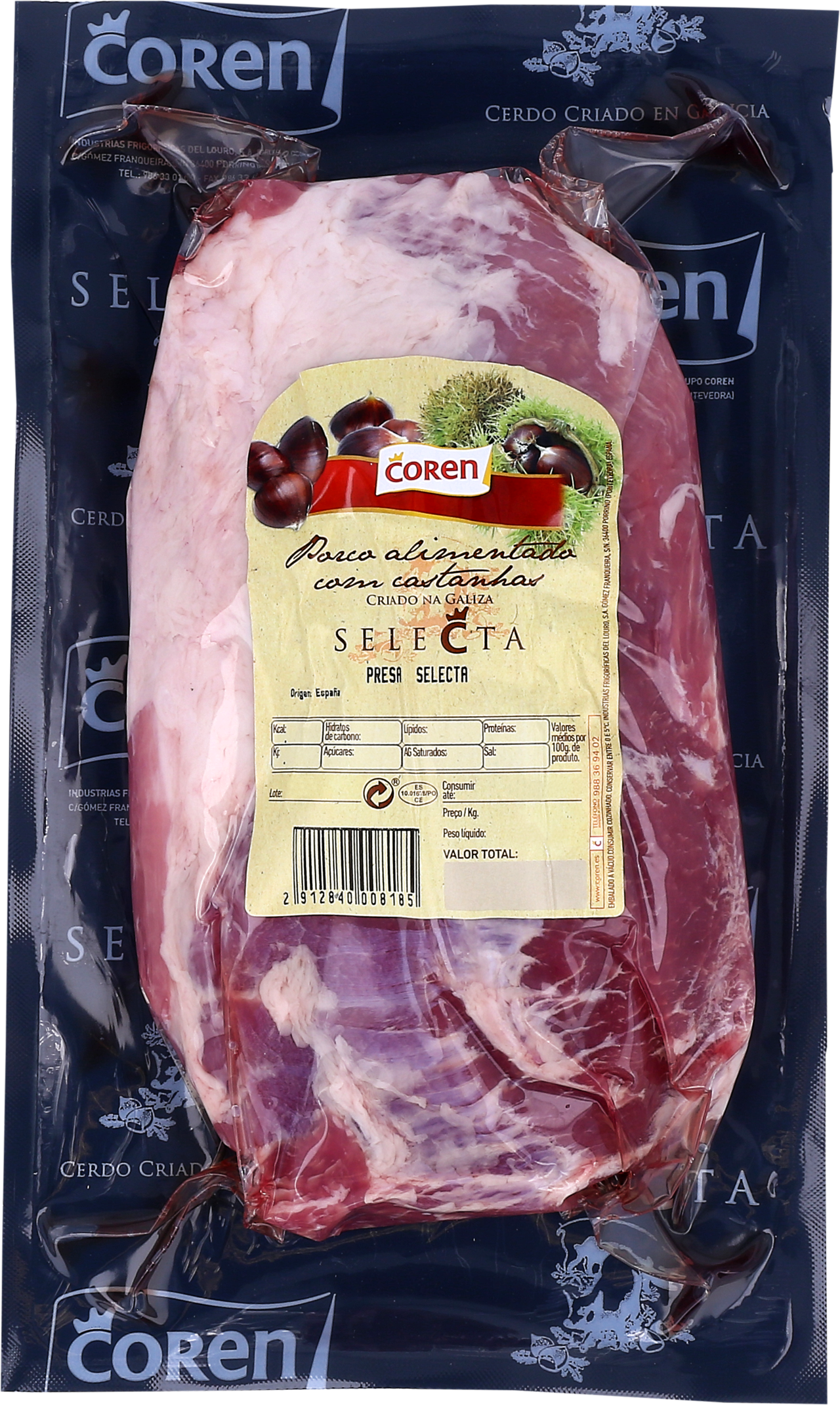 Presa De Porco Selecta Em Vácuo Fresco 1.2Kg
