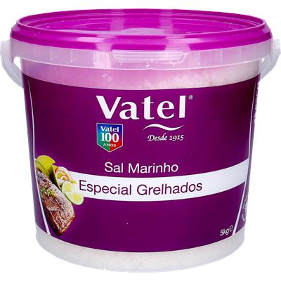 Sal Marinho Tradicional Grosso Vatel Especial Grelhados 5kg