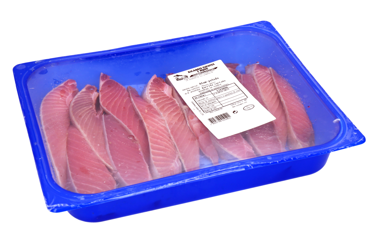 Atum Albacora (YFT), Barrigas Cortadas, 1.4KG, Descongelado Elaborado