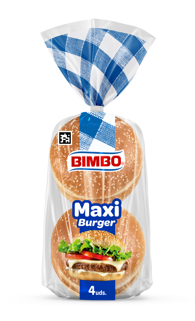 BIMBO Pao Maxi Hamburguer Sésamo 300 G