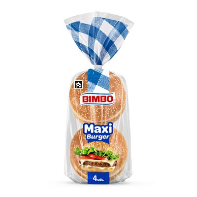 Pão de Hambúrguer Maxi Bimbo com Sésamo 300g