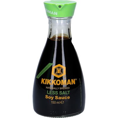 Molho de Soja Kikkoman Menos Sal 150ml