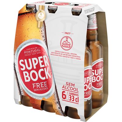 Cerveja Super Bock Sem Álcool Branca 33cl