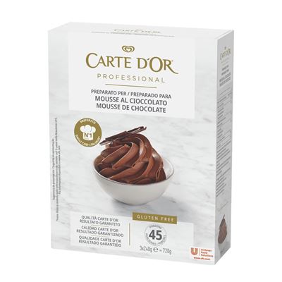Mousse de Chocolate Carte d'Or 3x240g