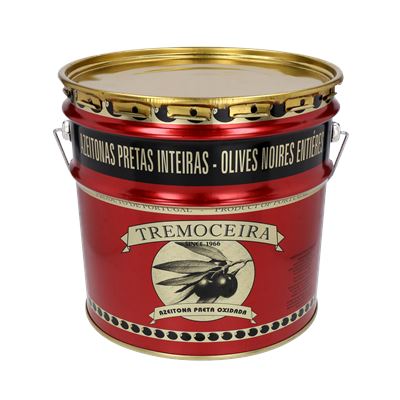 Azeitona Preta Oxidada Tremoceira 28/32 Lata 5kg