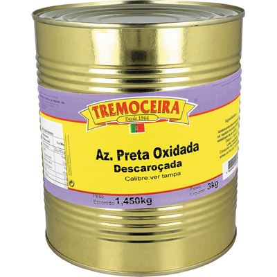 Azeitona Preta Oxidada Descaroçada Tremoceira 1,45kg