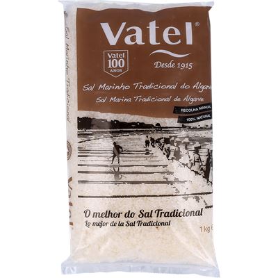 Sal Marinho Tradicional Vatel 1kg