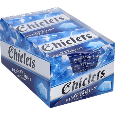 Pastilhas Elásticas Trident Chiclets Peppermint 14x17g