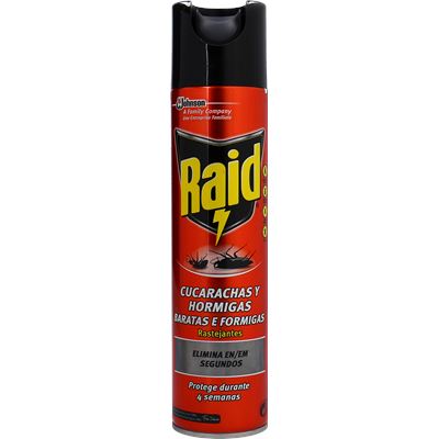 Inseticida Spray Raid Baratas e Formigas 400ml