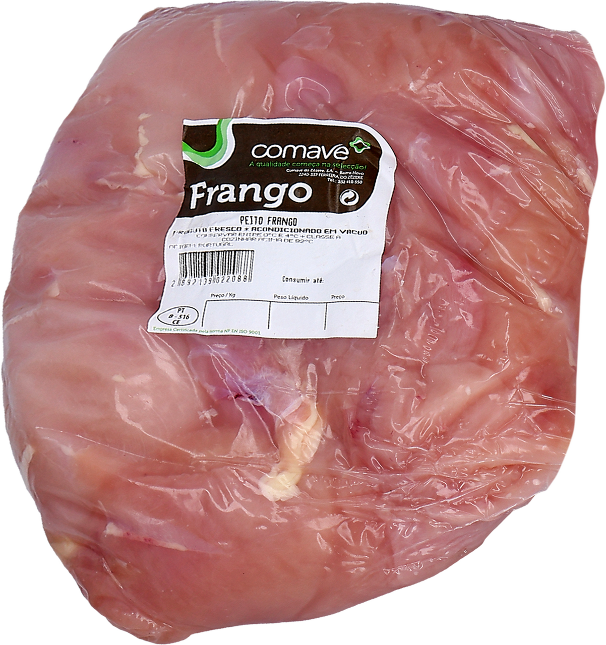 Peito Frango Nacional +/- 2,5 Kg Vácuo Fresco