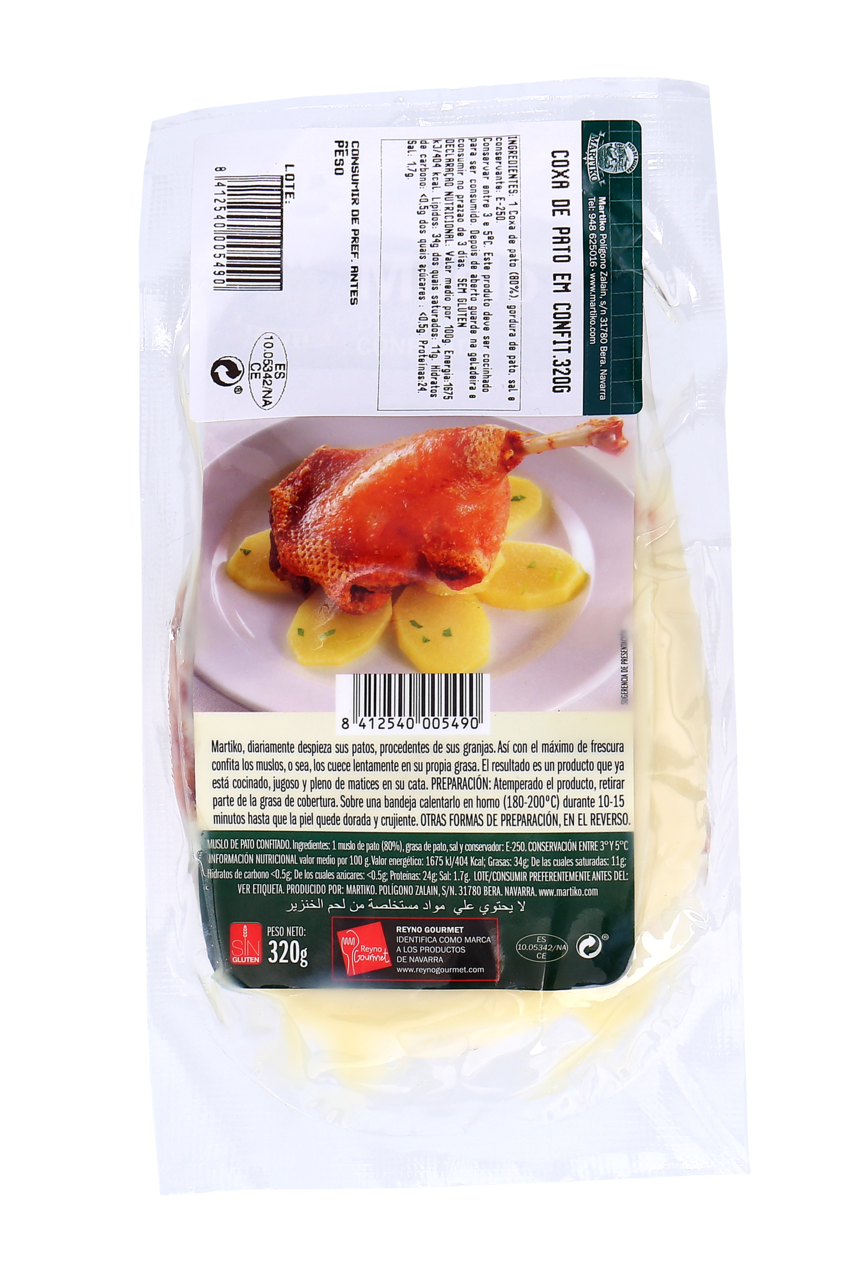MARTIKO Perna De Pato Confitada 320 G