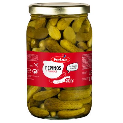 Pepino em Vinagre Ferbar 1,9kg