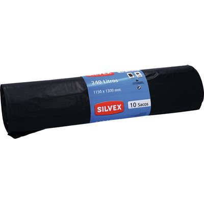 Sacos do Lixo Silvex 240L 10 Unidades