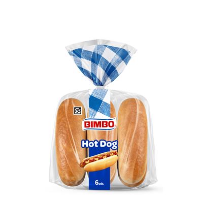 Pão para Cachorro-Quente Bimbo 330g