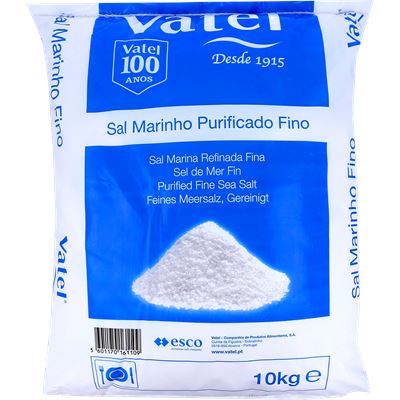 Sal Marinho Fino Vatel 10kg