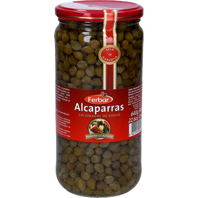Alcaparras em Vinagre Ferbar 640g