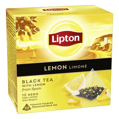 Chá Lipton Limão Pirâmide 20 Saquetas