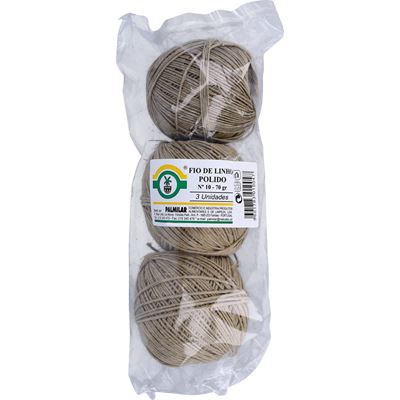 Fio de Linho Palmilar N.º 10 3 Novelos 70g