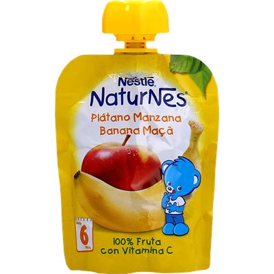 Nestlé NaturNes Puré de Banana e Maçã 90g