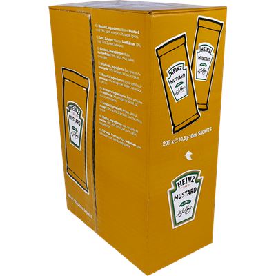 Mostarda Heinz Saquetas 200x10ml