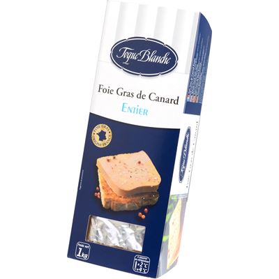 Foie Gras Inteiro de Pato Toque Blanche 1kg