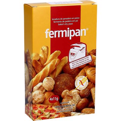 Fermento de Padeiro Seco Fermipan 4x11g