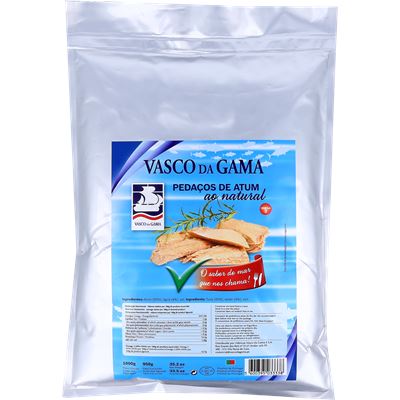 Atum em Pedaços ao Natural Vasco da Gama 1kg