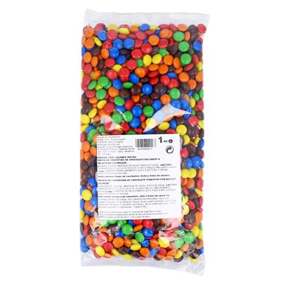 Drageias de Chocolate Lacasitos Cores 1kg