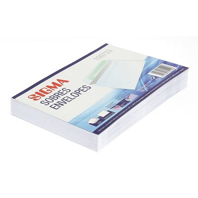 Envelopes Sigma 90g 162x229mm 50 Unidades