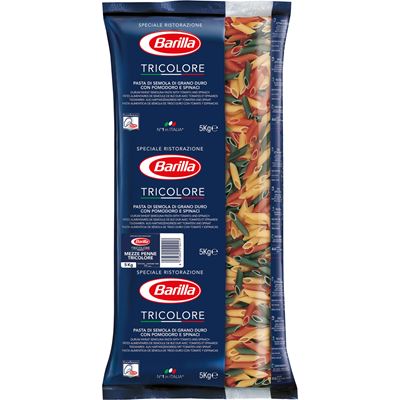 Massa Penne Tricolor Barilla 5kg