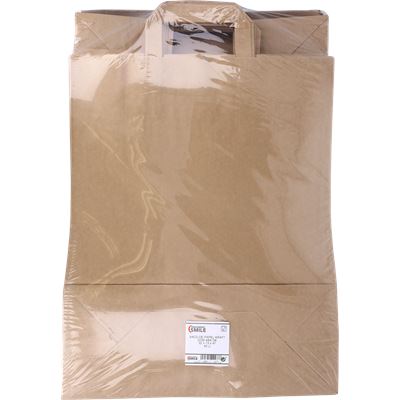 Saco de Papel Kraft com Asa Fragment Smile 32+13x41cm 50un