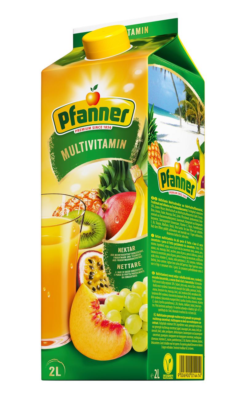 Pfanner Nectar Multivitamine 2 L